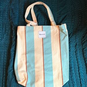 Madewell Striped Tote Bag